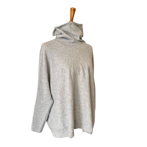 Pure Jill 100% Cashmere Sweater – Soft Gray Knit, Size Medium - Picture 1 of 4